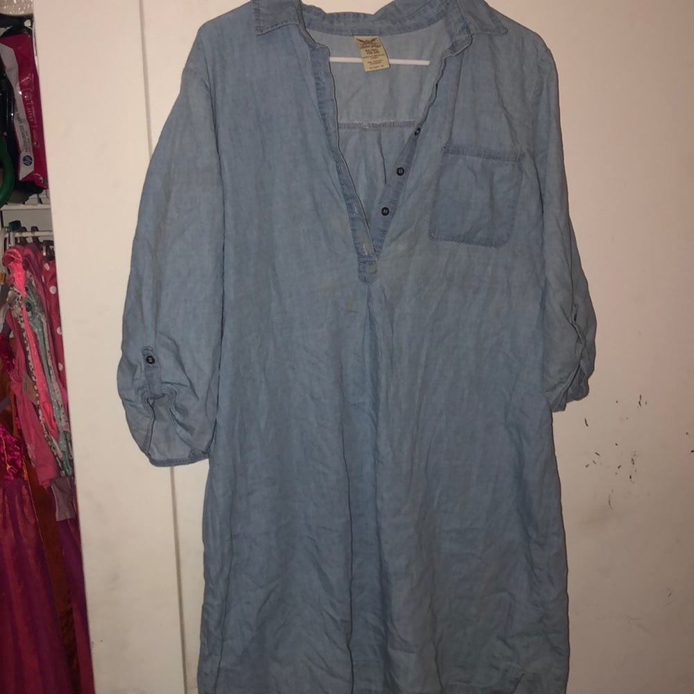 A jean dress